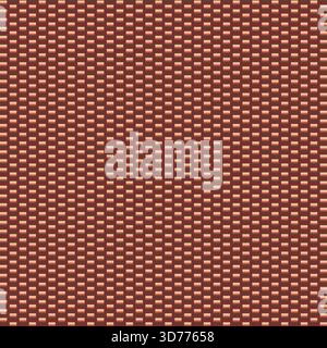 Seamless woven pattern in brown background. Abstract geometric surface texture mosaic.Graphic design vector illustration for Cover Banner Backdrop Pos Stock Vector