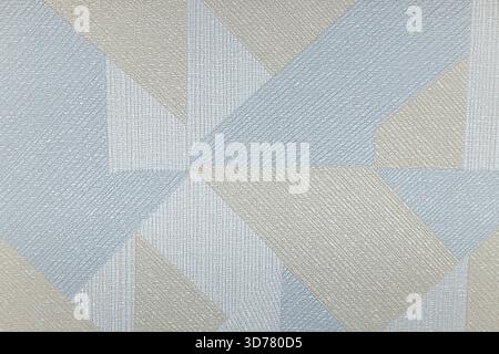 Modern Geometric Wallcovering Pattern with Abstract Triangles and Neutral Tones Stock Photo