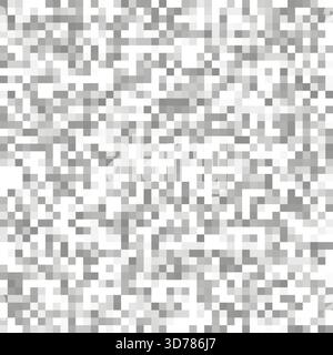Vector Illustration Background Abstract Gray Checkered Pattern for Modern Design with Pixel Texture and Monochrome Mood Suitable for Tech and Art Stock Vector