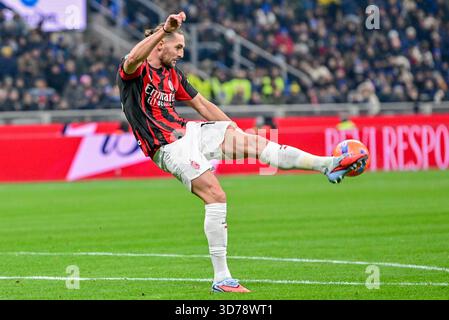Adrien Rabiot of AC Milan is seen in action during the Serie A 2025/26 ...