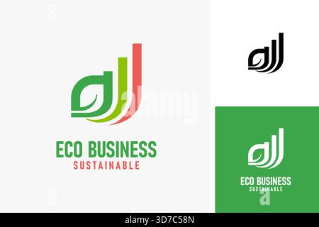 Eco business logo symbol icon design Stock Vector