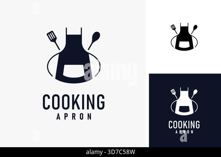 Cooking apron logo symbol icon design Stock Vector