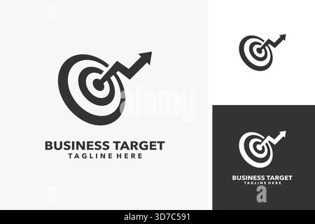 Business target logo design Stock Vector