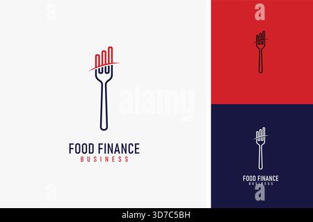 Food finance logo symbol icon design Stock Vector