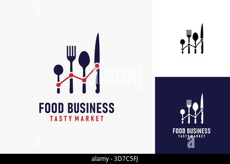 Food business logo symbol icon design Stock Vector