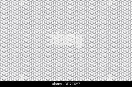 seamless brushed metal honeycomb 3D volume mesh abstract background illustration Stock Photo