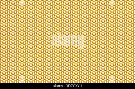 seamless brushed metal honeycomb 3D volume mesh abstract background illustration Stock Photo