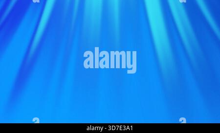 Abstract blue background depicting soft light beams emanating from above, creating a serene and modern digital texture Stock Photo