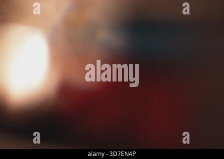 Grain noisy abstract neon colors gradient background for design. Blurred defocused. Lo-fi effect Stock Photo