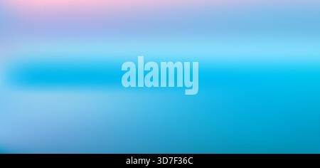 Blue sky background vector illustration. Blurred soft abstract background. Blue gradient. Stock Vector