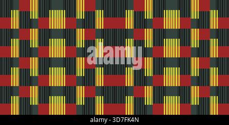 Abstract colorful geometry seamless pattern. Mosaic tile of multicolored bricks. Rectangles and lines collage. Complicated texture background. Clear s Stock Vector