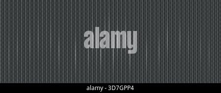 Overlay texture of ribbed glass. Effect of corrugated acrylic glass isolated on transparent background Stock Vector