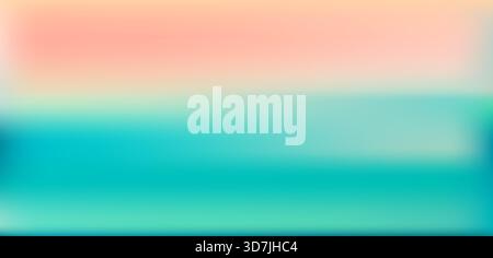 Blue sky background vector illustration. Blurred soft abstract background. Blue gradient. Stock Vector