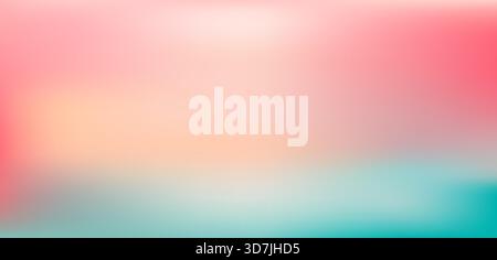 Blue sky background vector illustration. Blurred soft abstract background. Blue gradient. Stock Vector