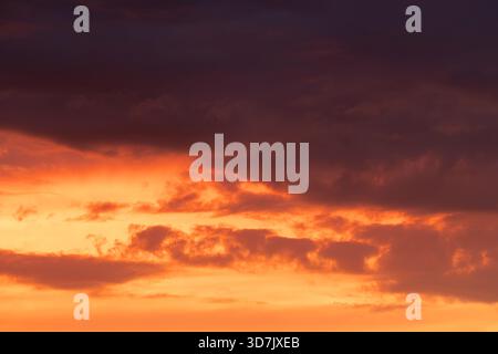 Low angle view to sky with clouds Stock Photo