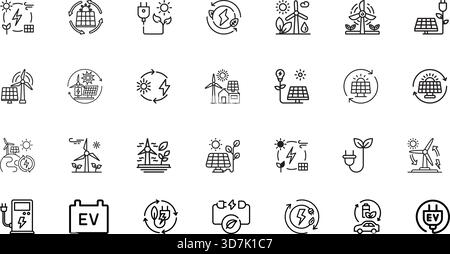 Sustainable Environment & Energy Badge – Eco Friendly Green Energy Label, Renewable Resource Stamp, Environmental Protection Icon Vector Stock Vector