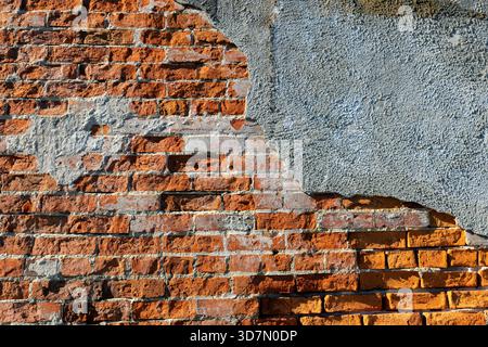 Abstract brick patterns in Astoria, Oregon, USA Stock Photo