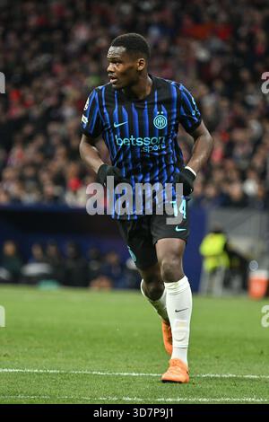 Ange-Yoan Bonny of FC Internazionale seen in action during Serie A 2025 ...