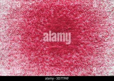 Pink and white gradient terry fabric texture as a background Stock Photo