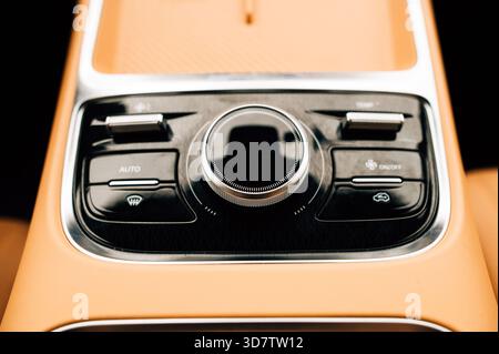 air condition control switch inside a car. High quality photo Stock Photo