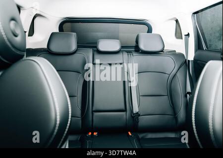 Rear passenger seats of the car. High quality photo Stock Photo