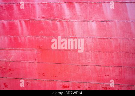 Pink weathered wooden planks for background texture Stock Photo