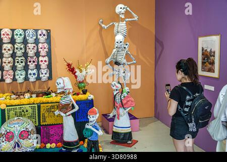 Mexico City Mexico, Coyoacan Avenida Miguel Hidalgo, National Museum of Popular Culture Museo Nacional de Culturas Populares, festival of Puebla Pobla Stock Photo