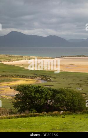 Mulranny beach on the Wild Atlantic Way in County Mayo, Ireland Stock Photo