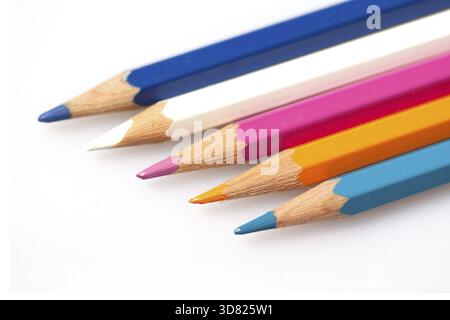 Nice colored pencils Stock Photo