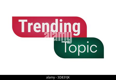 trending trend red greend gradiants text color vector design Stock Vector