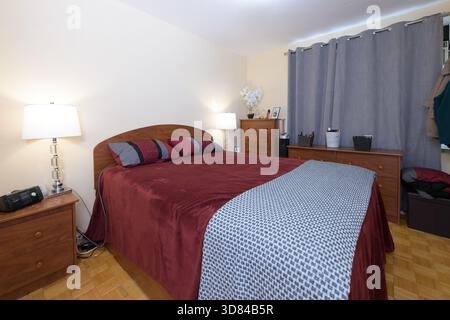 Bedroom furniture, indoors view Stock Photo