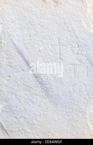 ancient marble, stone texture from Roman era. ancient stone rock wall at Roman archaeological site Stock Photo