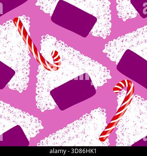 Japanese food onigiri seamless cartoon kawaii rice ball pattern for wrapping paper and kids clothes print and menu and restaurants accessories and fab Stock Photo