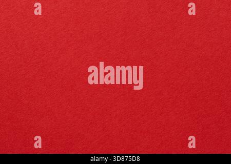 Red Textured Paper Background with Natural Fiber Pattern Surface Stock Photo