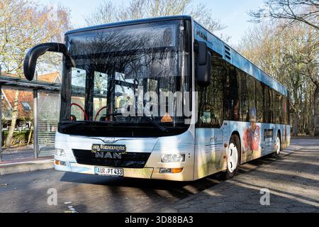 Insel Bus Inselbus Norderney MAN Lion’s City bus Stock Photo - Alamy
