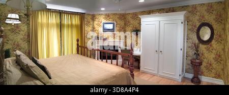 Panoramic view of Hotel Suite, Philadelphia, USA Stock Photo