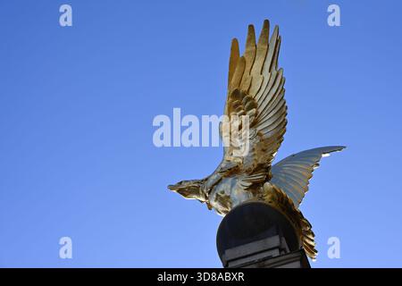 The Royal Air Force Memorial on Victoria Embankment, Central London, UK Stock Photo