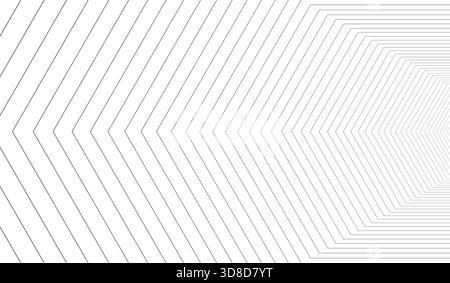 Abstract geometric pattern of gray wavy lines on white background vector illustration eps 10 file Stock Vector