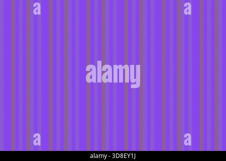 Individuality seamless texture background, outline stripe lines fabric. Decorating vector pattern textile vertical in violet and amber colors palette. Stock Vector