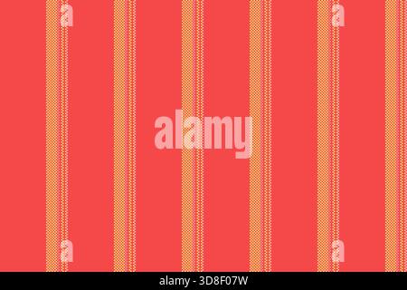 Vertical striped pattern, a pixelated design. Great for backgrounds, textiles, or adding visual texture. Use as a retro, vibrant, or abstract backdrop Stock Vector