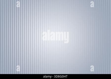 Ribbed or reeded glass effect white background texture Stock Photo