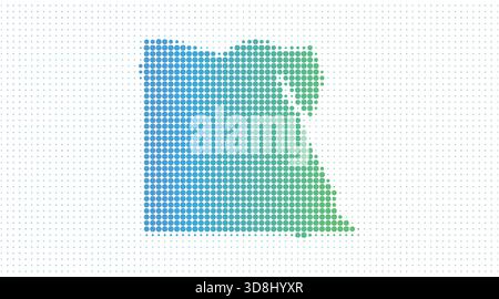 a dotted map of egypt Stock Vector Image & Art - Alamy