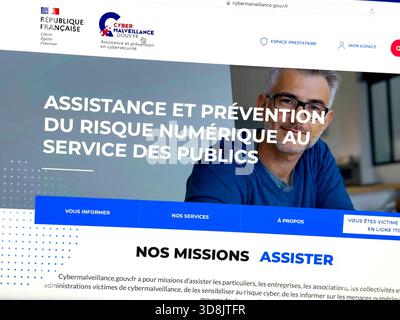 Government website to combat internet fraud. 17Cyber ​​and cyber malice. Cybercrime. Stock Photo
