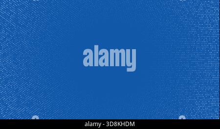 Abstract Blue Gradient Halftone Dot Pattern Background with Modern ...