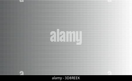 Abstract background featuring horizontal lines transitioning smoothly, creating a halftone stripe gradient effect. Stock Vector