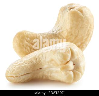 Cashew nut. Cashew isolated on white background. Cashew clipping path. Stock Photo