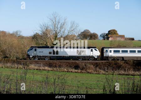 Chiltern Railways class 68 diesel locomotive No. 68012, Warwickshire ...
