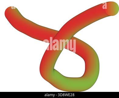Abstract swirling gradient shapes with vibrant colors Stock Vector