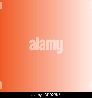 Warm smooth gradient background transitioning from soft orange to peach and white tones, perfect for minimalist modern design, branding assets, poster Stock Vector