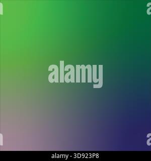 Vibrant soft gradient background with blended green, blue, and purple tones creating smooth abstract color transitions ideal for modern design, wallpa Stock Vector